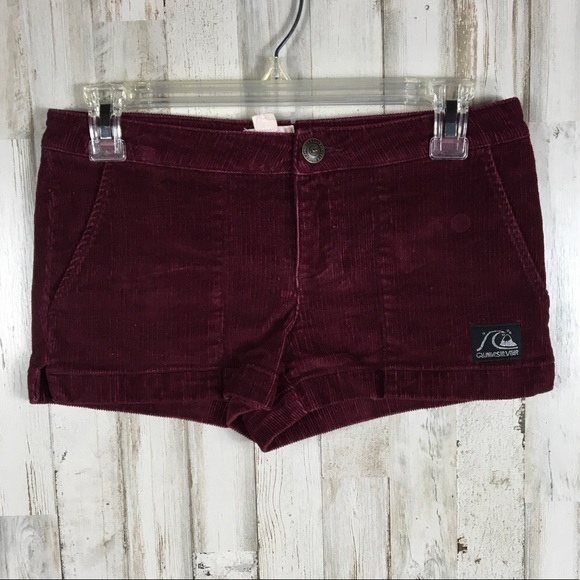 Quiksilver Shorts | Quiksilver Corduroy Shorts Booty Daisy Dukes Cords ... Quiksilver Shorts Red